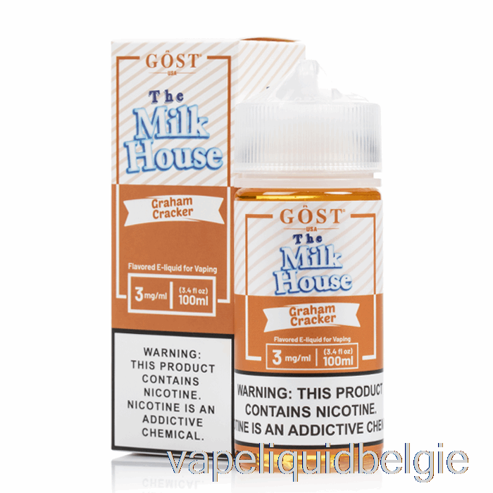 Vape Smaken Graham Cracker - The Milk House - Gost Vapor - 100ml 0mg